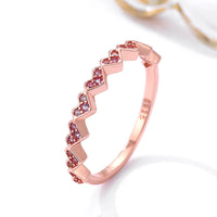 S925 Sterling Silver Loving Heart Ring - Sterling Hearts
