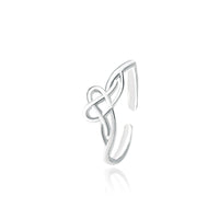 S925 Sterling Silver Love Heart Hollow Ring - Sterling Hearts