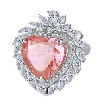 Oh My Heart Ring - Sterling Hearts