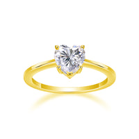 Promise Of The Heart Moissanite S925