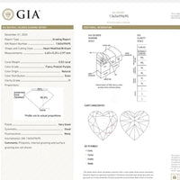 Rosé Reverie - Natural Pink Diamond Heart Ring | 18K White Gold GIA Certified