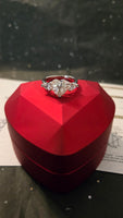 Eternal Devotion - 3ct Moissanite Heart Ring D Color VVS1