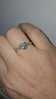 1ct Love Comes From The Heart - Moissanite Heart Ring Sterling Silver 925