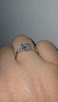 1ct Love Comes From The Heart - Moissanite Heart Ring Sterling Silver 925