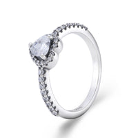 My Perfect Love Ring - Sterling Hearts