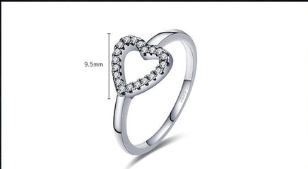 Love Thai Silver Retro Ring - Sterling Hearts