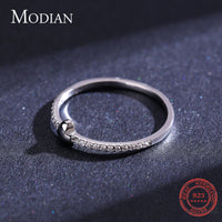 Simple S925 Silver Heart-Shaped Ring - Sterling Hearts