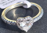 My Perfect Love Ring - Sterling Hearts
