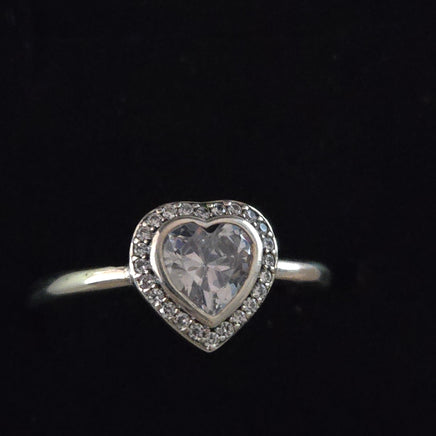 S925 sterling silver heart shaped ring - Sterling Hearts