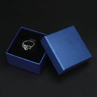 Celtic knot ring - Sterling Hearts
