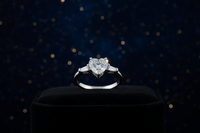 4ct Moissanite Starry Night Banner