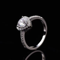 Fashion Simple Moissanite Ring - Modern Unisex Design