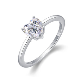 Promise Of The Heart Moissanite S925