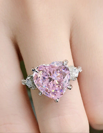Bold Pink Heart 💕 - Sterling Hearts