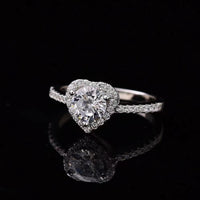 Fashion Simple Moissanite Ring - Modern Unisex Design