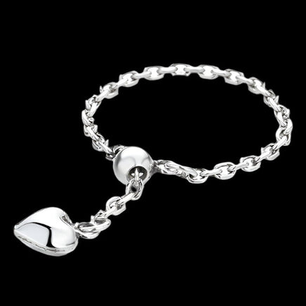 Love Tassel Heart Ring - Sterling Hearts