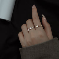 925 Silver Love Heart-shaped Ring Simple Design - Sterling Hearts