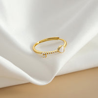 925 Silver Love Heart-shaped Ring Simple Design - Sterling Hearts