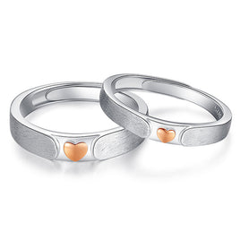 Couples Heart-to-heart - Sterling Hearts