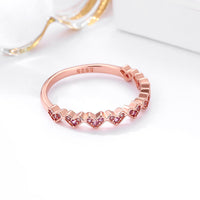 S925 Sterling Silver Loving Heart Ring - Sterling Hearts