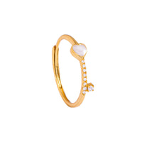 925 Silver Love Heart-shaped Ring Simple Design - Sterling Hearts