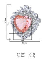 Oh My Heart Ring - Sterling Hearts