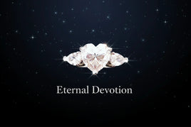 Eternal Devotion - 3ct Moissanite Heart Ring D Color VVS1