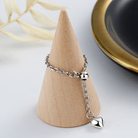 Love Tassel Heart Ring - Sterling Hearts