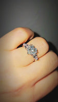 Eternal Devotion - 2ct Moissanite Heart Ring D Color VVS1