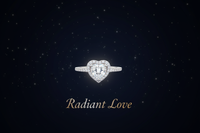 Radiant Love Starry Night Banner - Front View