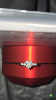 Beloved Heart - 1ct Moissanite Heart Ring - Sterling Silver 925