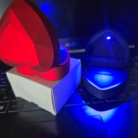 Heart-shaped Ring Box with interior LED light - Sterling Hearts